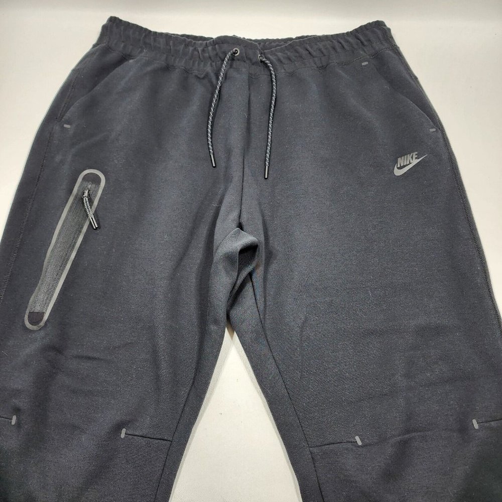 Nike Sportswear Tech Fleece Black Pants High Rise Women's Sz 1X DA2043-010 NWT - Picture 2 of 16